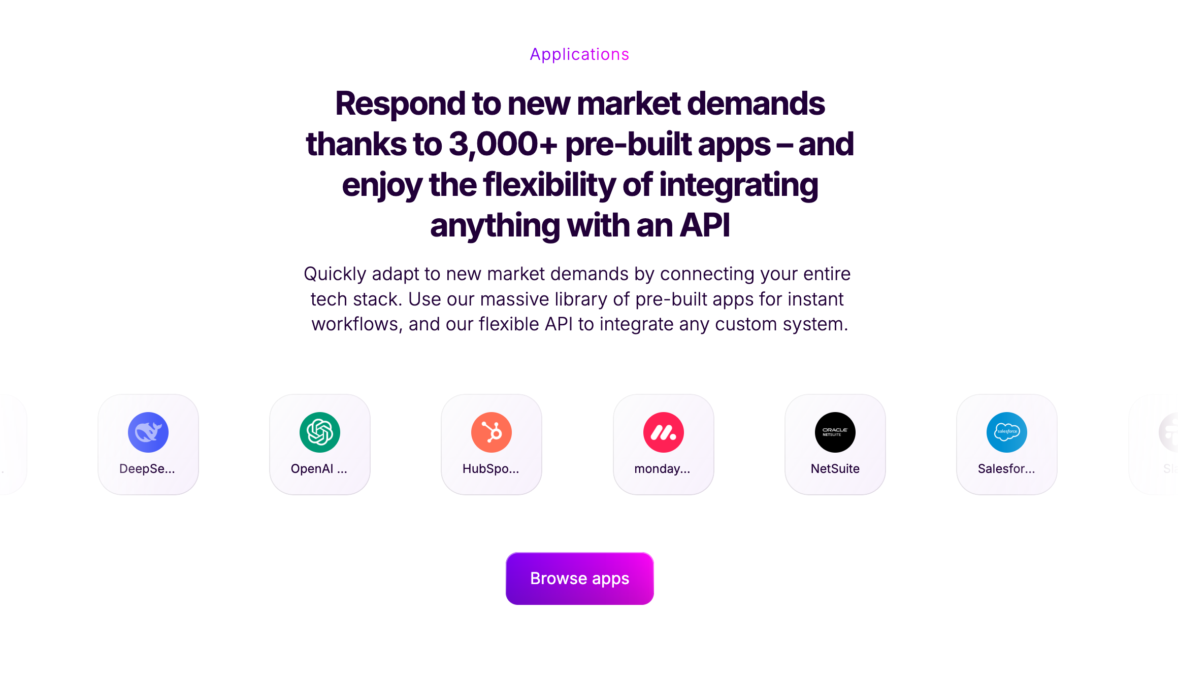 Intégrations Make - Connecteurs et compatibilités avec autres outils