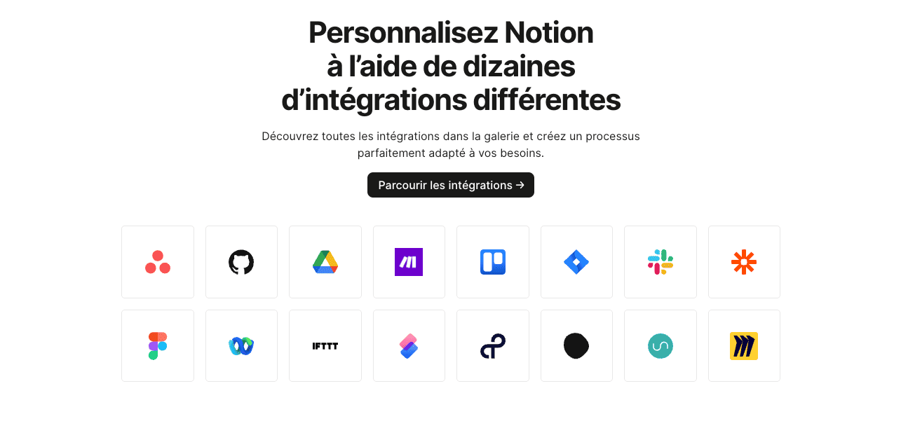 Integraciones Notion - Conectores y compatibilidades con otras herramientas