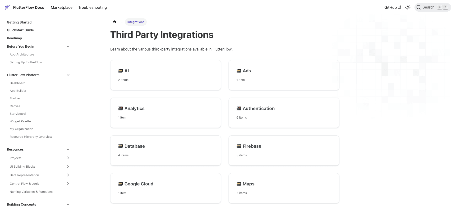 Intégrations FlutterFlow - Connecteurs et compatibilités avec autres outils