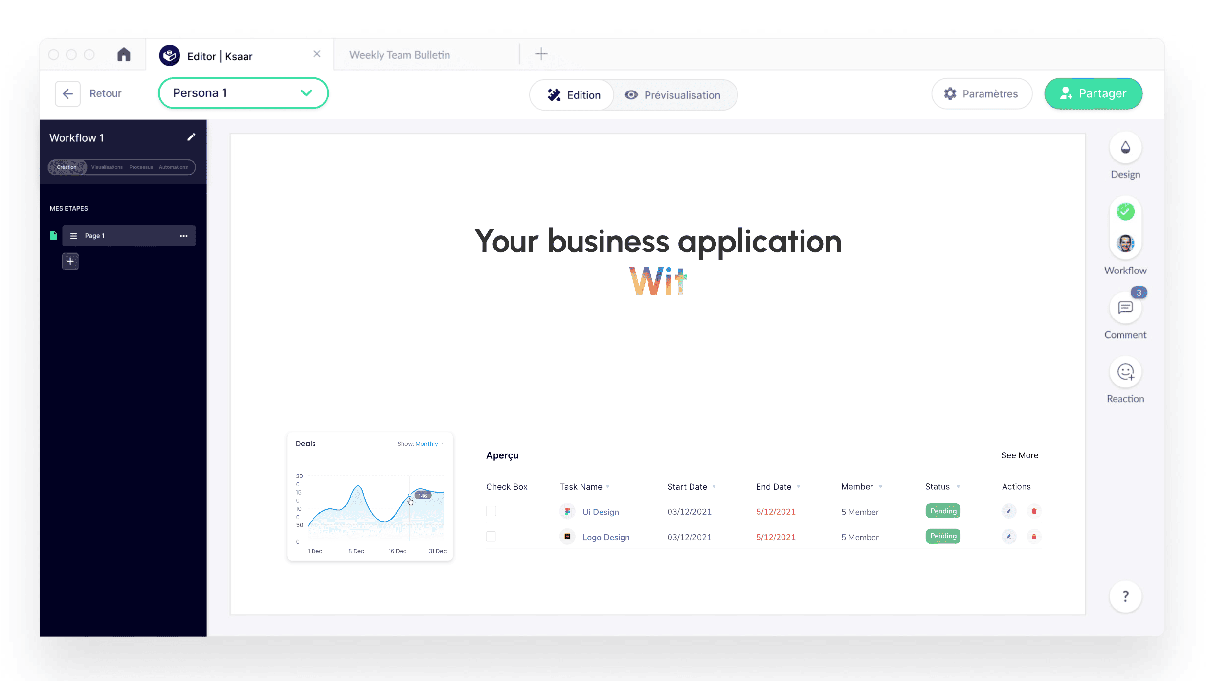 Ksaar Features - Overview of capabilities and available tools