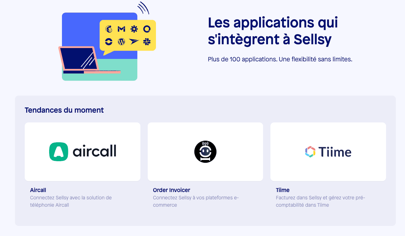 Sellsy Integrations - Connectors and compatibility with other tools