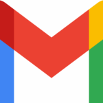 Logo Gmail avec l'enveloppe rouge emblématique et le nom Gmail en dessous