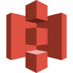 Logo d'AWS S3 avec un nuage et le texte Amazon S3